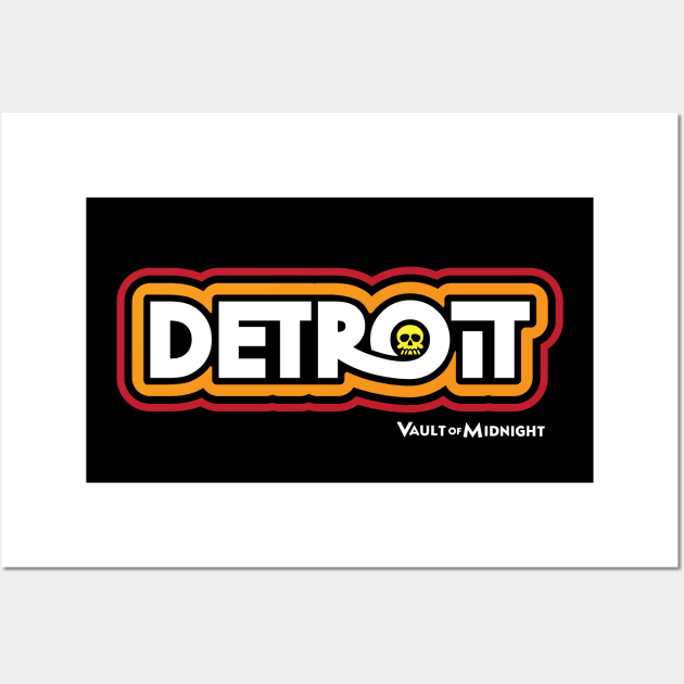 Vault of Midnight Detroit Wall Art by VaultofMidnight